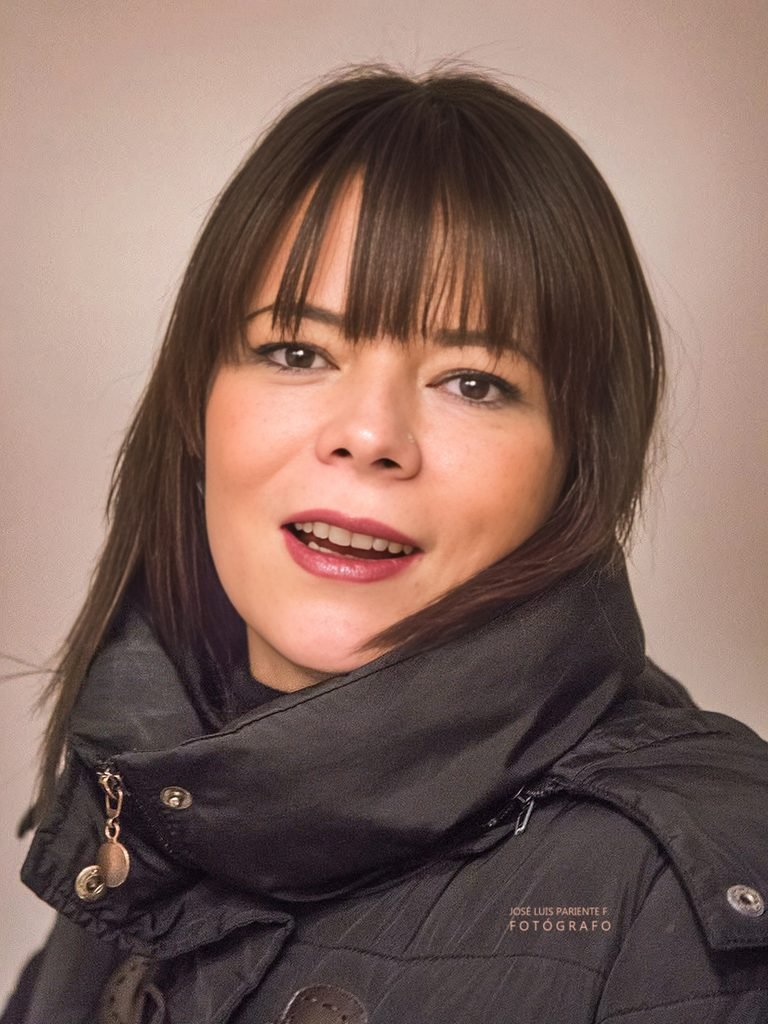 Retrato de Cynthia Pariente.