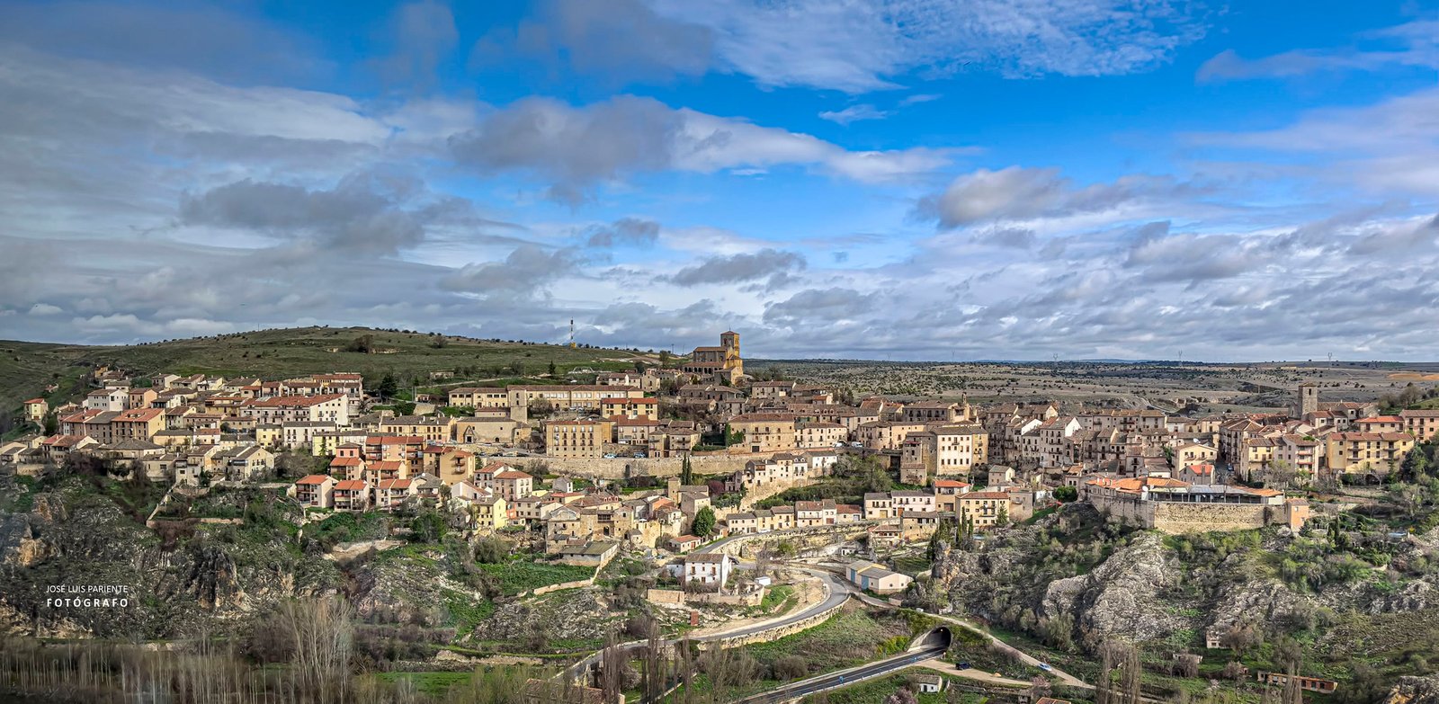 España. Sepúlveda. Vista desde el Mirador de Zuloaga
