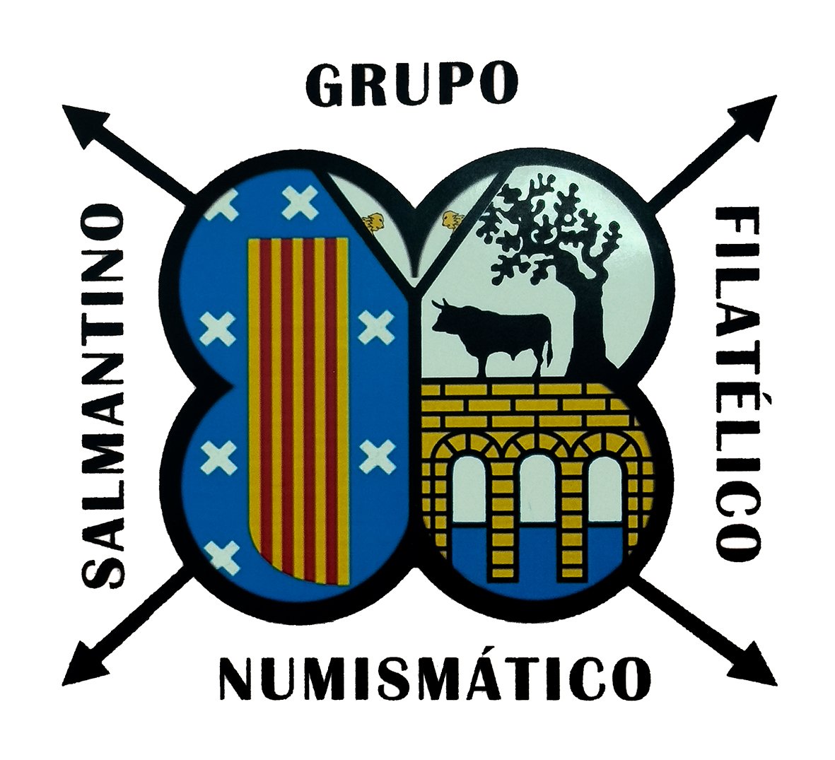 Logotipo del Grupo Filatélico y Numismático Salmantino, GRUFINUSAL