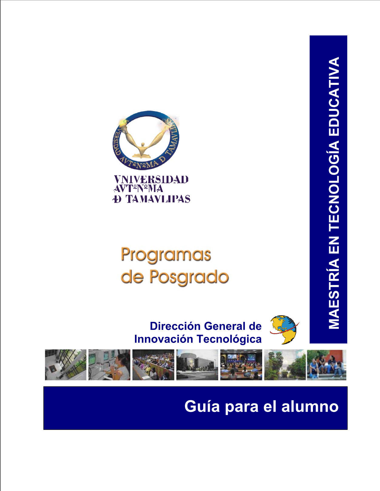 Portada de la guía de la Maestría en Tecnología Educativa