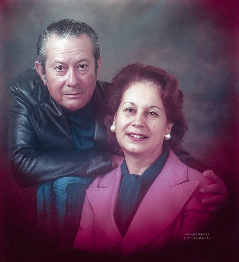 Retrato de los padres de José Luis Pariente.