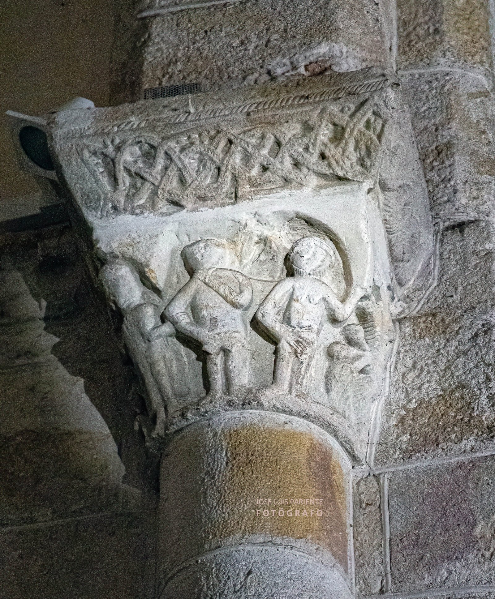 Zamora. Iglesia de San Cipriano. Capitel 1
