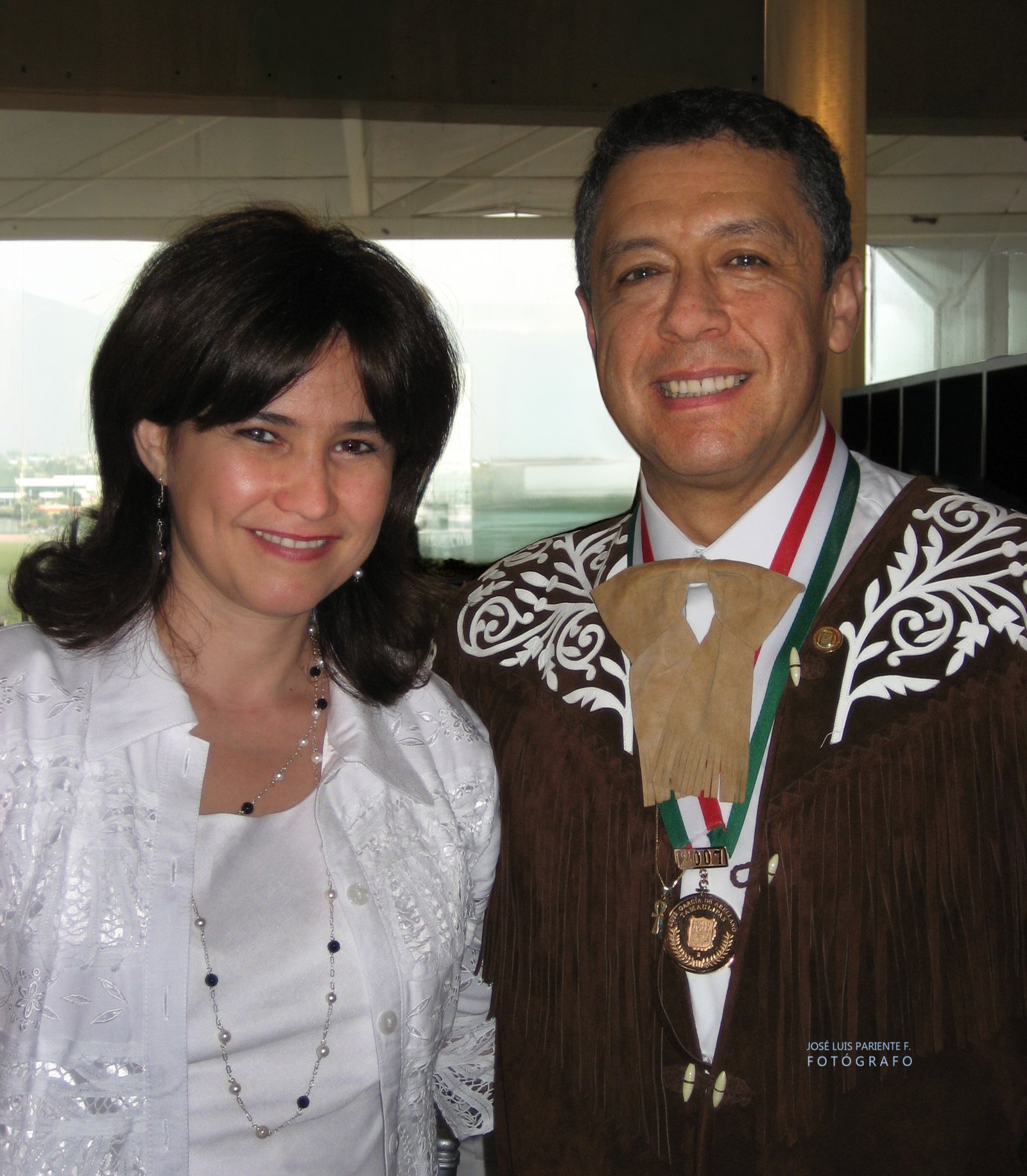 Retrato de Sergio Cárdenas con Cristina Zorrilla.