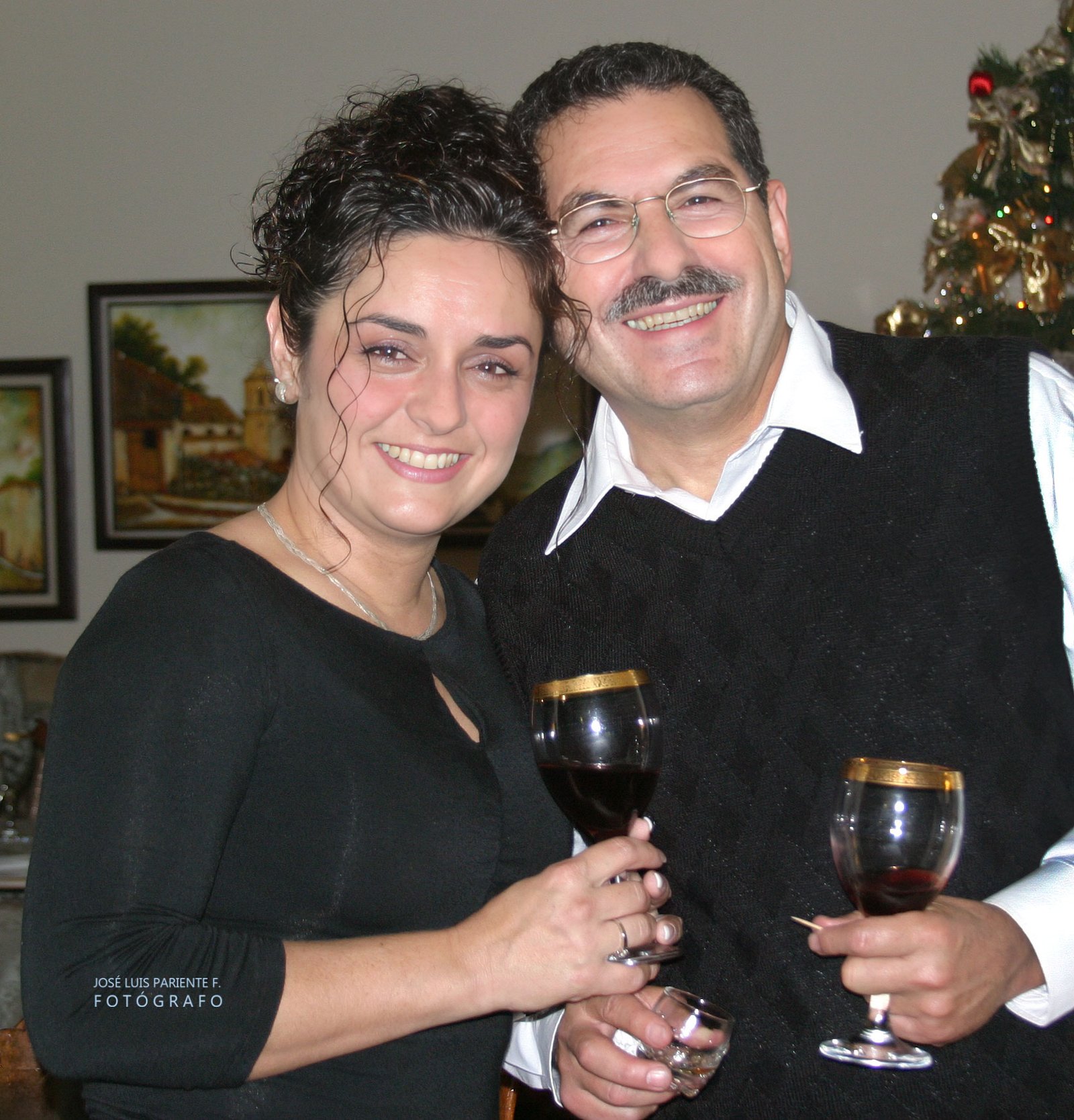Retrato de Alfredo y Ana María Cuéllar.