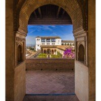 El Generalife. Vista desde el pabellón sur